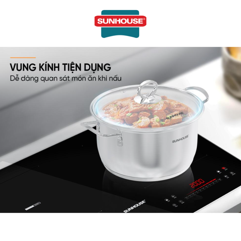 Nồi Inox 5 đáy Sunhouse SHG788