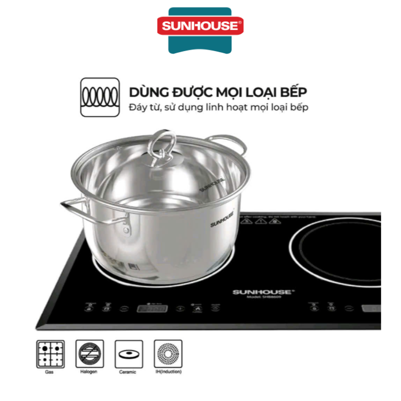 Nồi Inox 5 đáy Sunhouse SHG788