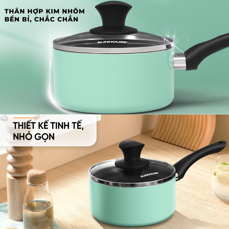 Quánh chống dính đáy từ Sunhouse SHG-MP16M