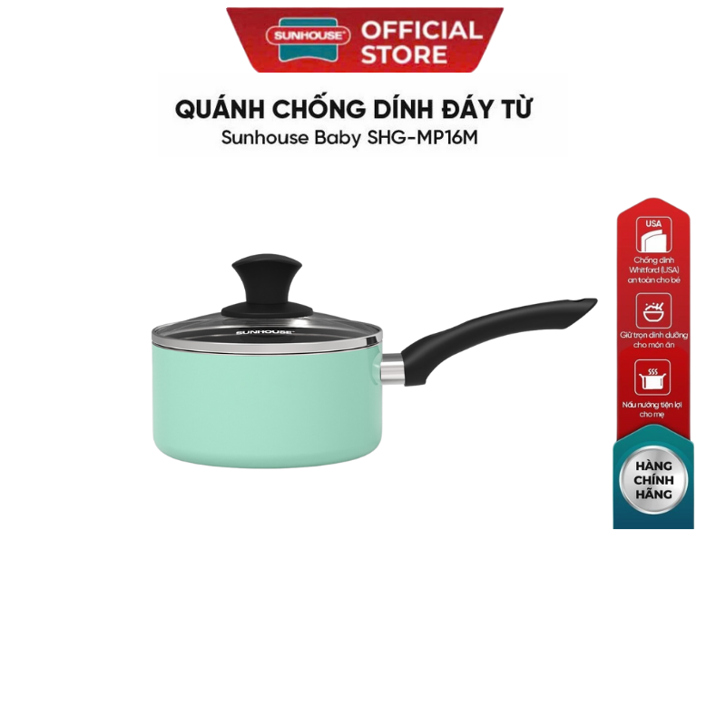 Quánh chống dính đáy từ Sunhouse SHG-MP16M