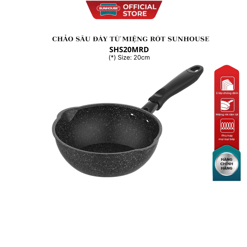 Chảo sâu đáy từ miệng rót Sunhouse SHS20MRD