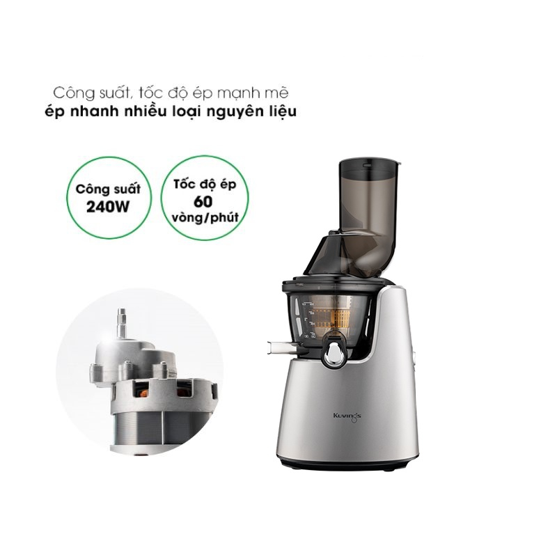 MÁY ÉP CHẬM KUVINGS C7000(NS-751CBM2) BẠC