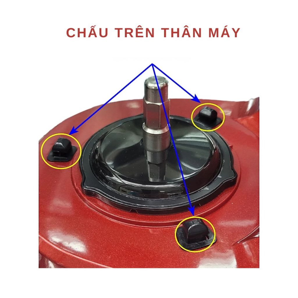 Chính hãng - Bộ 3 chốt gài trên thân máy ép chậm Kuvings