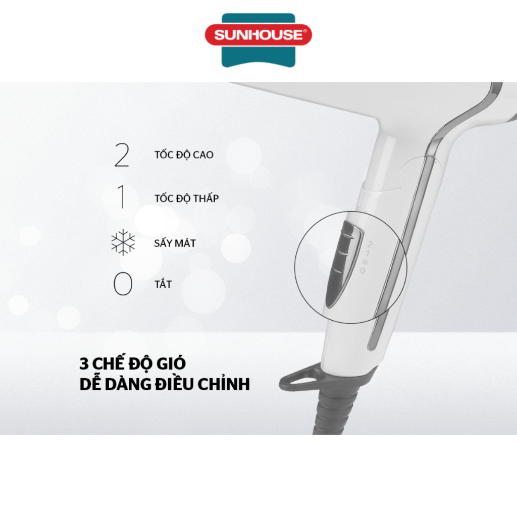 Máy sấy tóc Sunhouse SHD2308W