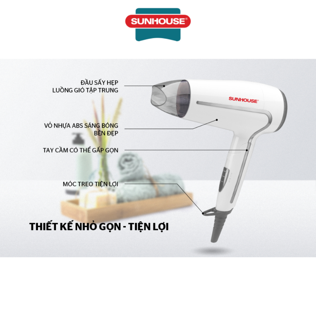 Máy sấy tóc Sunhouse SHD2308W