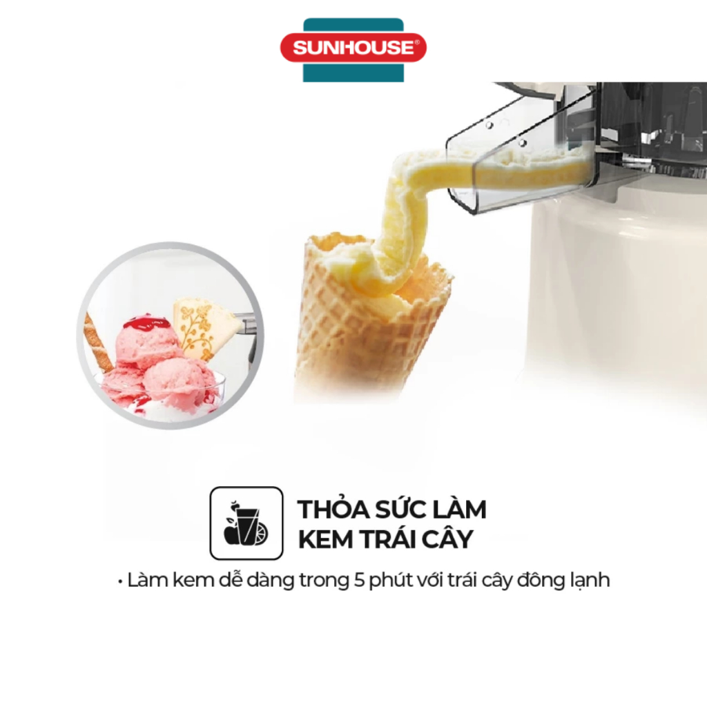 Máy ép chậm Sunhouse SHD5516