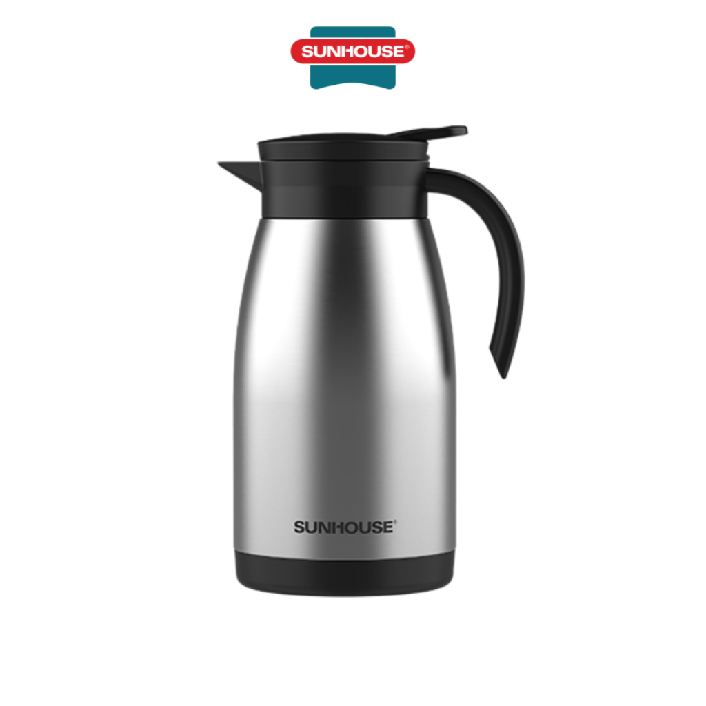 Ấm giữ nhiệt pha trà 1.4L Inox 304 Sunhouse KS-TH1400TI
