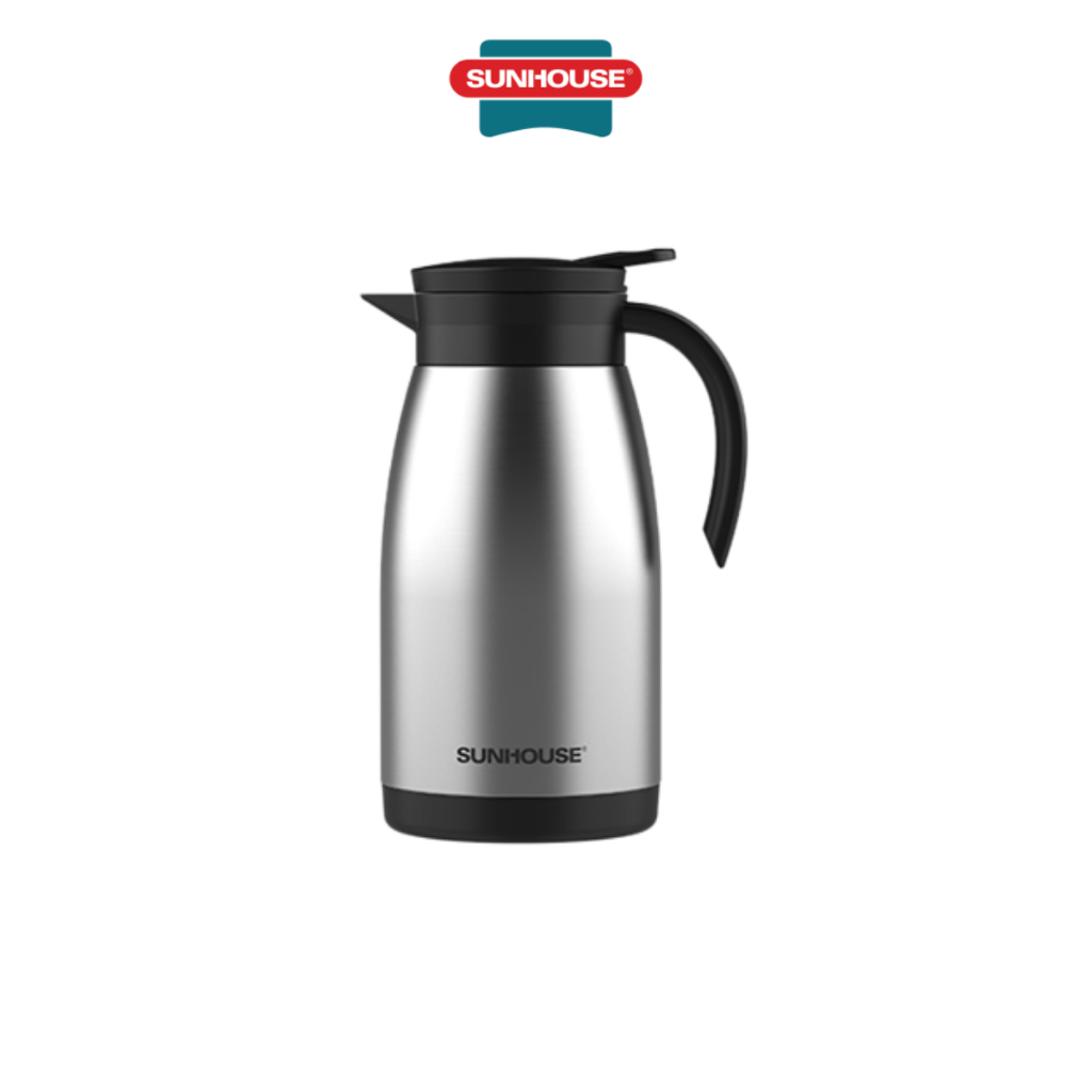 Ấm giữ nhiệt pha trà 1.4L Inox 304 Sunhouse KS-TH1400TI
