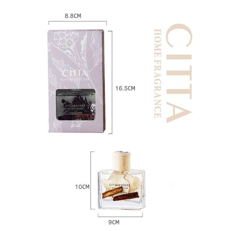 CITTA Tinh Dầu Thơm Phòng WARMTH OF WINTER 120 ml - Tinh Dầu Thơm Khuếch Tán Sự Ấm Áp