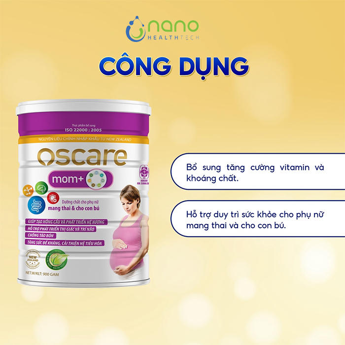 Sữa dành cho bà bầu OSCARE Mom+