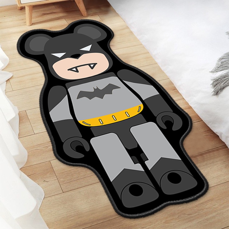Thảm trải sàn, thảm lót chân, thảm treo tường hình gấu Bearbrick size lớn 120cm