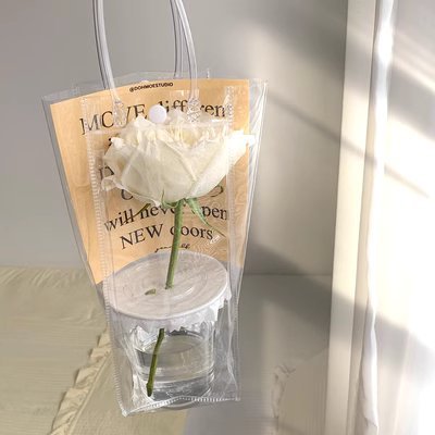Túi nhựa dẻo PVC trong suốt đựng hoa, quà tặng, bình nước