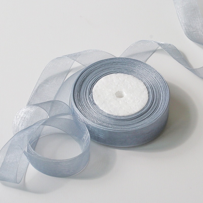 Nguyên cuộn 45m ruy băng lụa xước bản rộng 2cm