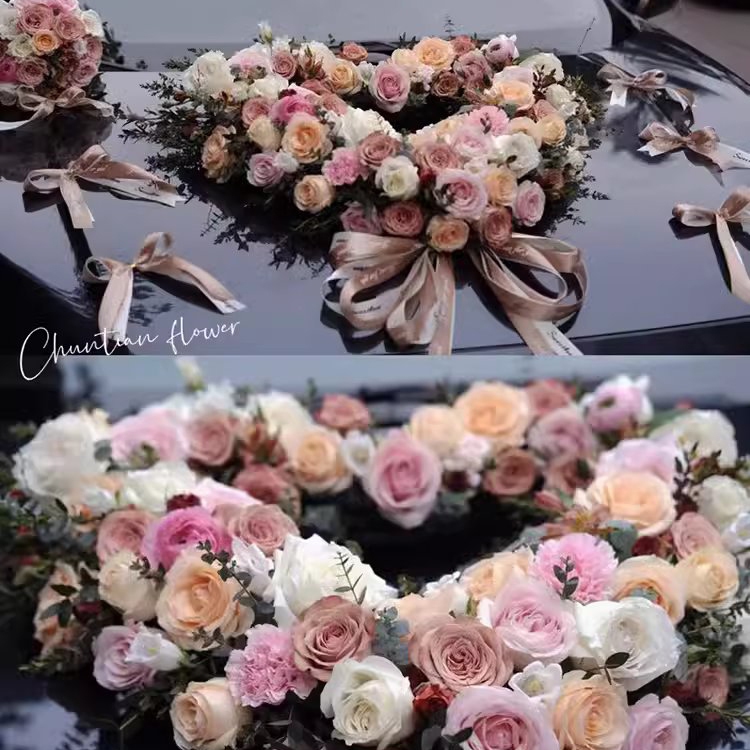 Khay xốp cắm hoa hình trái tim, có nút hít chân không, đã kèm xốp