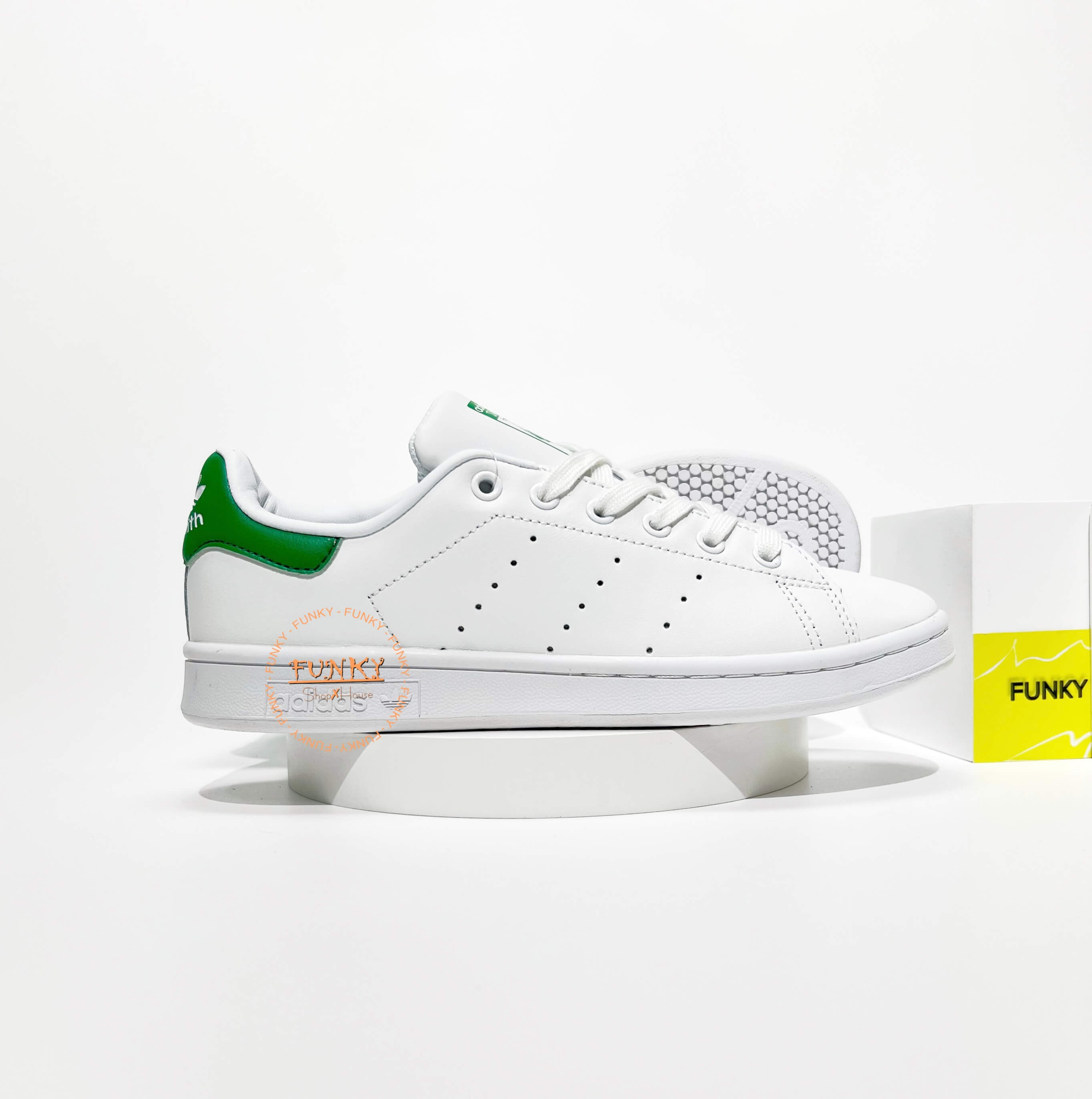 Giày Das Stan Smith Gót Xanh Lá Cao Cấp