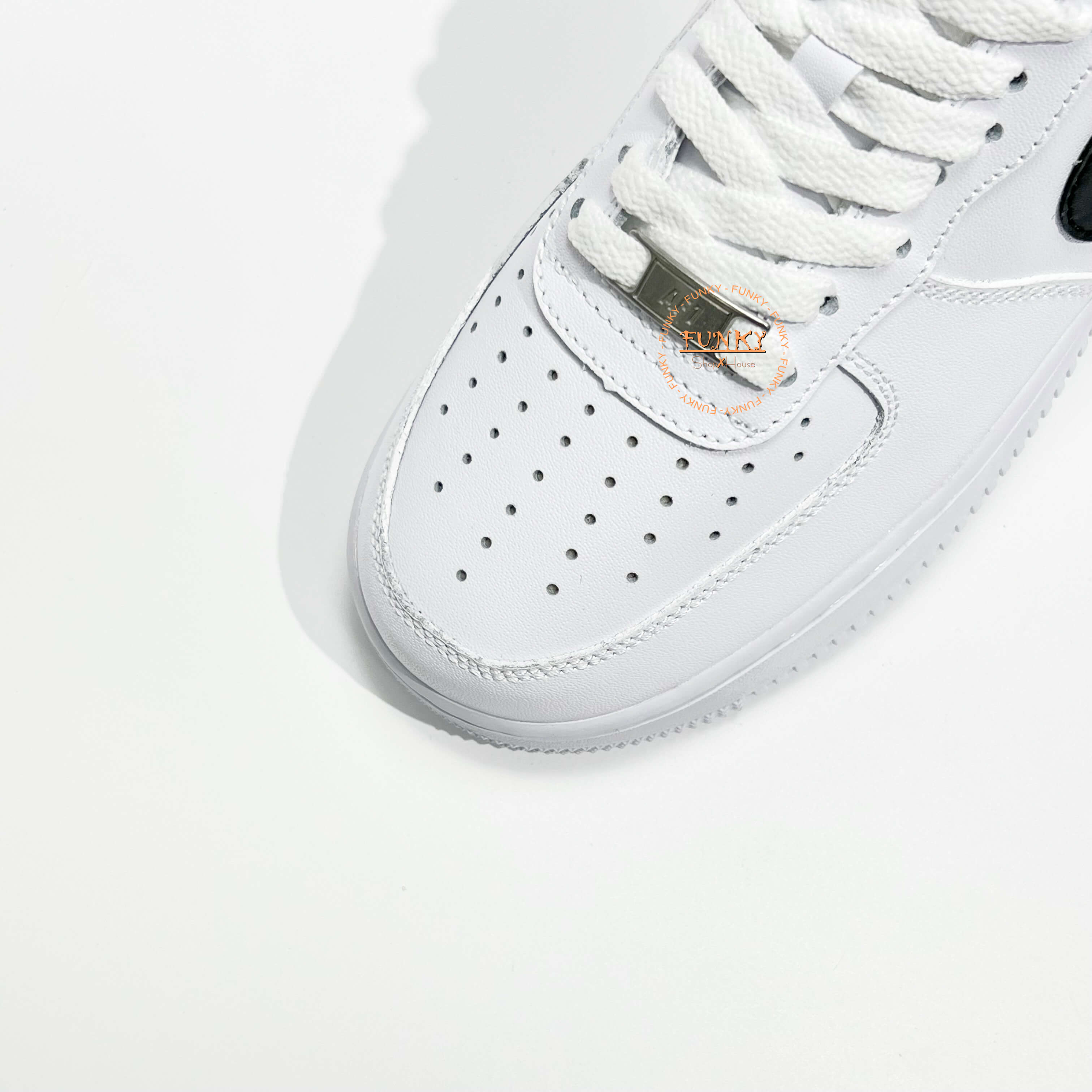 Giày N I K E Air Force 1 ’07 AN20 White Black Swoosh