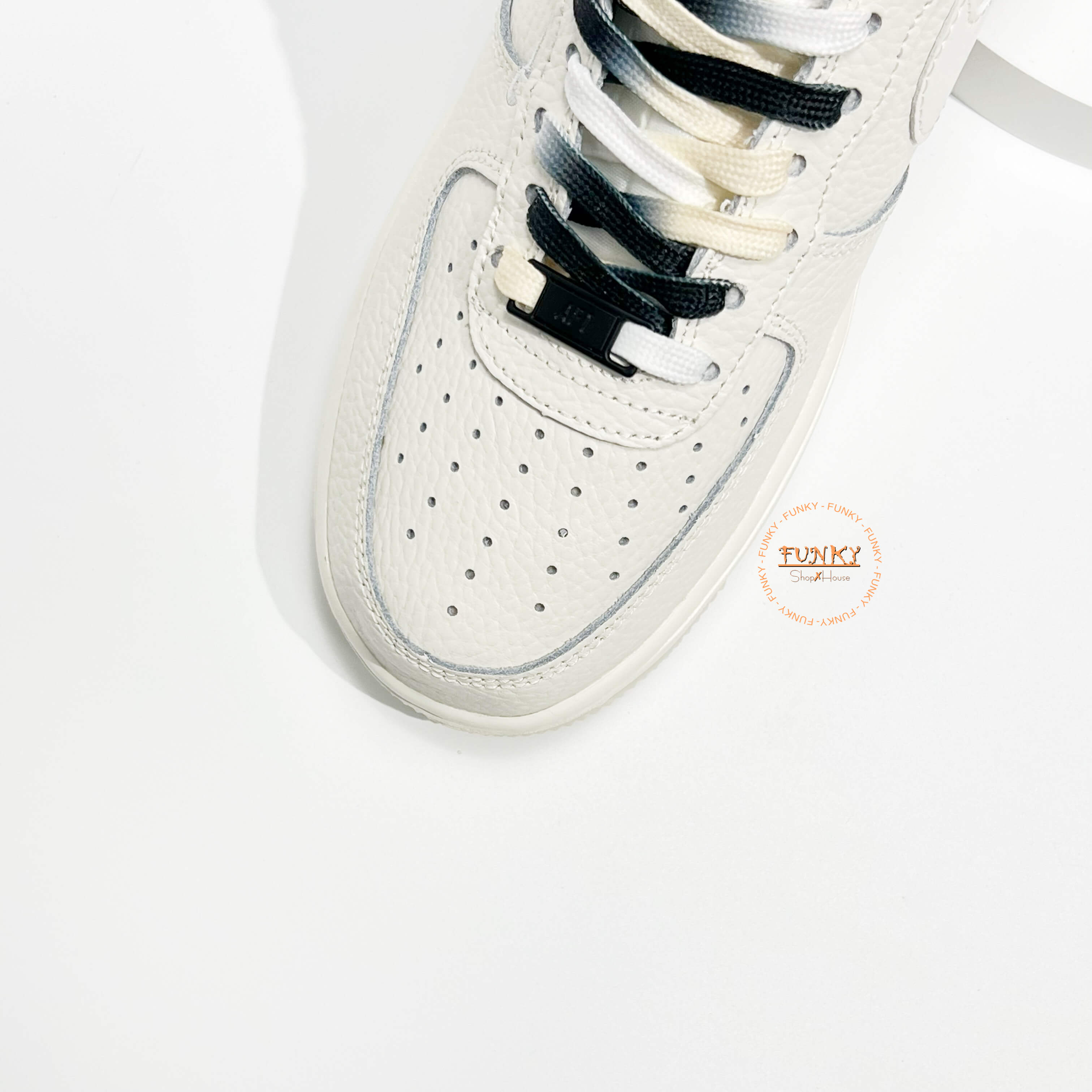 Giày N I K E   Air Force 1 Brooklyn Sail Cao Cấp