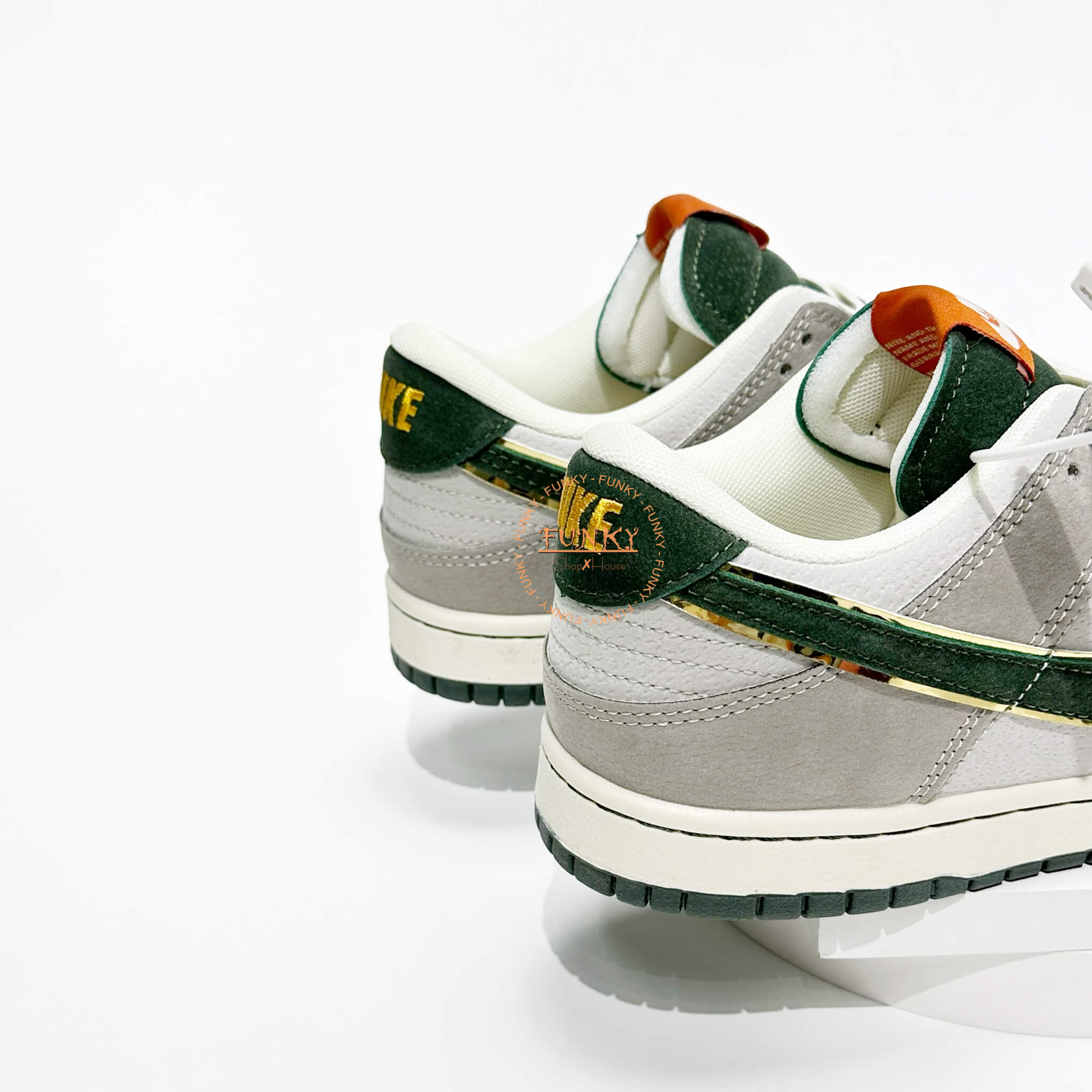 Giày N ike SB Dunk Low x Otomo Phối Xám Xanh Cao Cấp