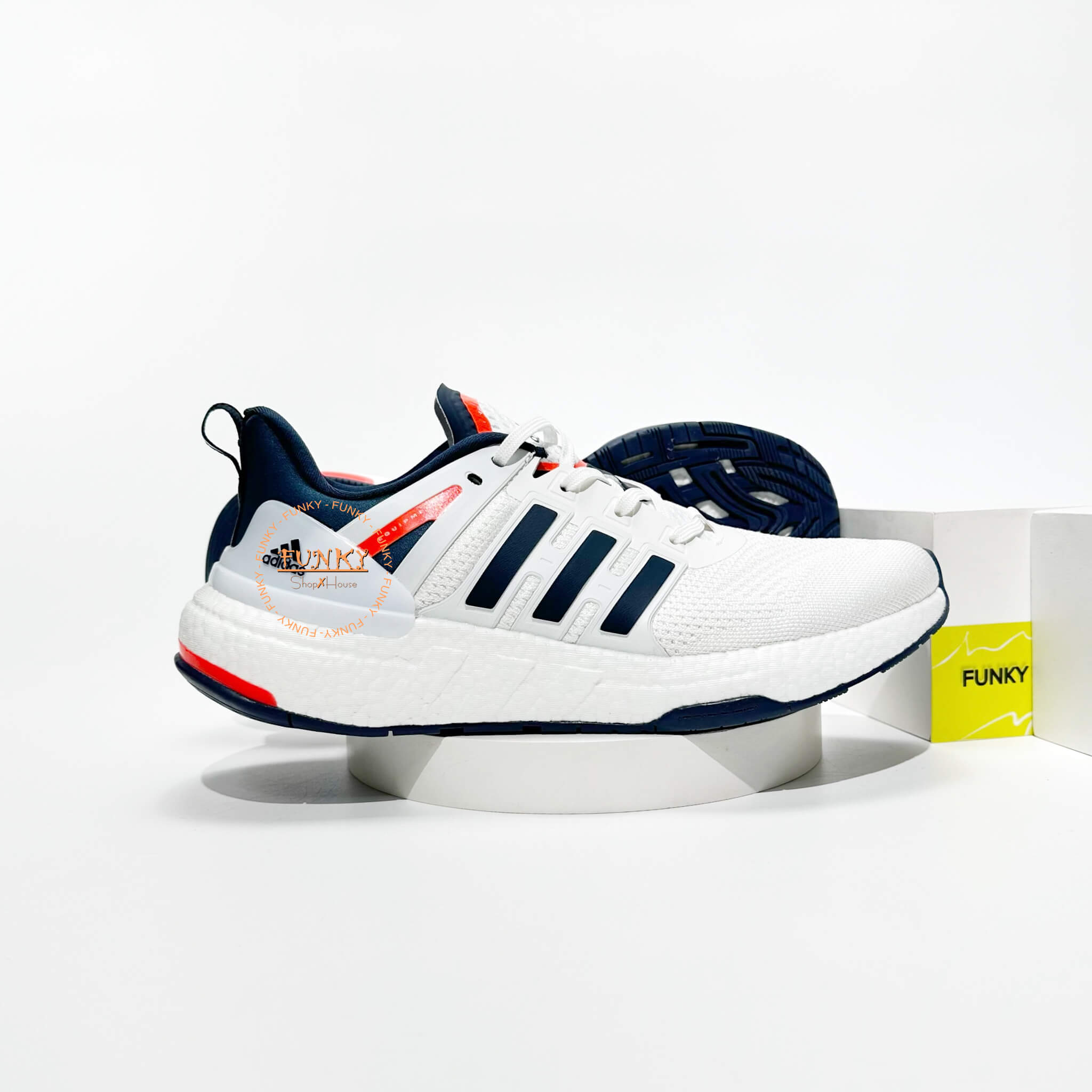 Giày Das EQT Plus Trắng x Navy Cao Cấp