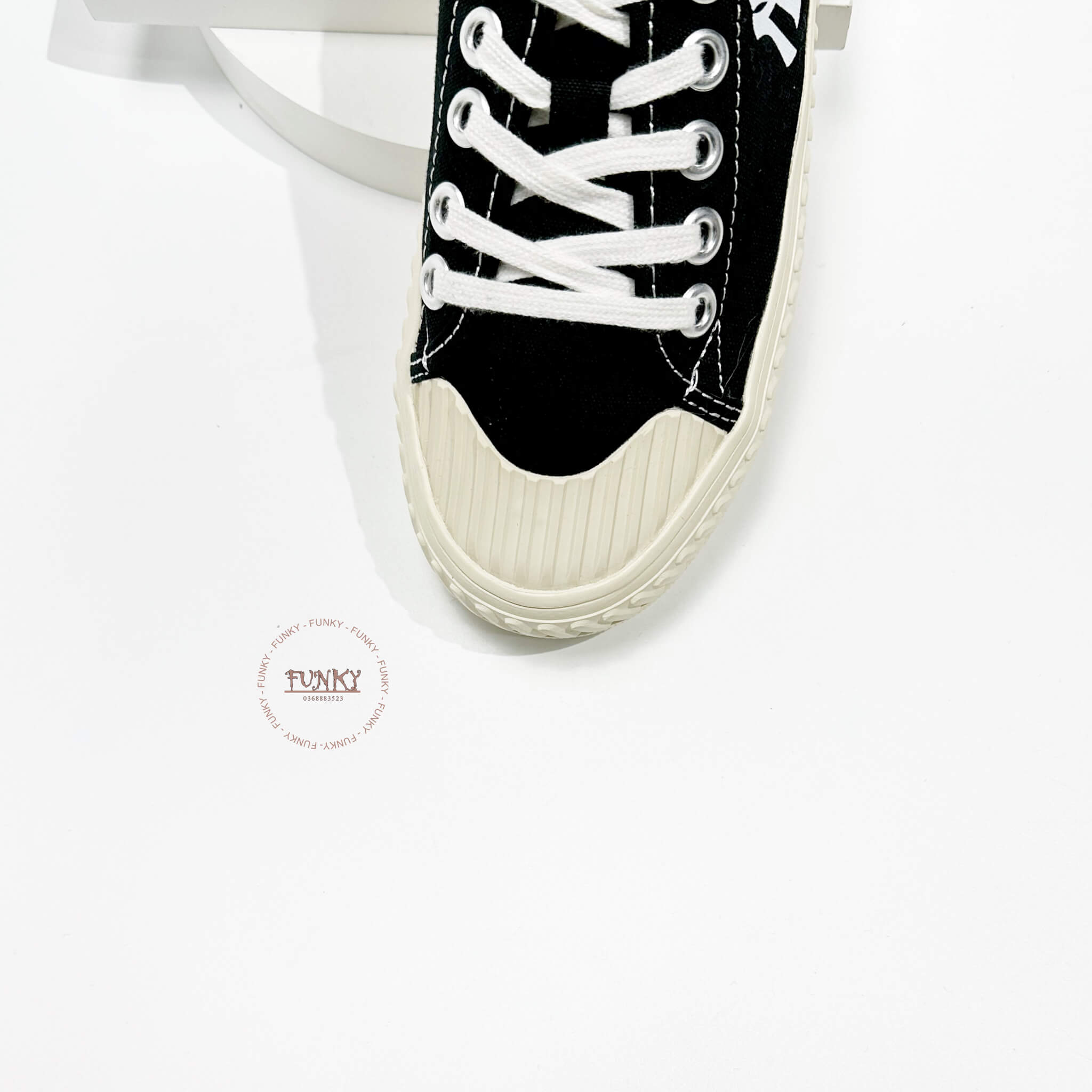 Sục M L B Mule Monogram Đen Cao Cấp