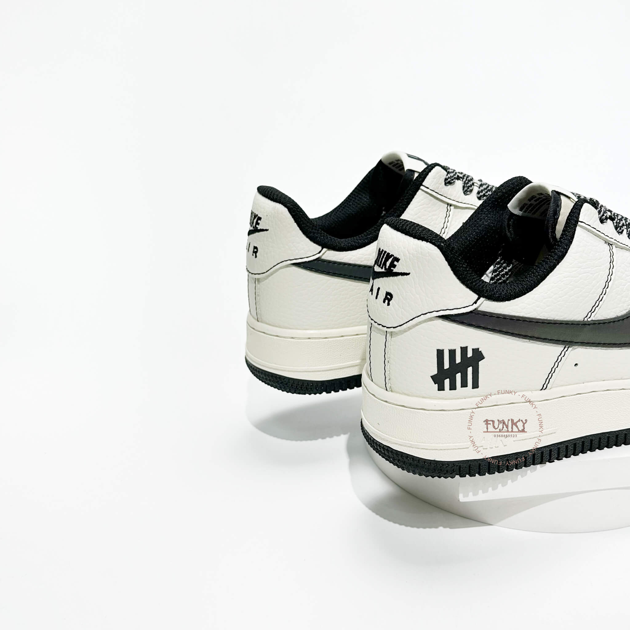 Giày Air Force 1 Dunk Phối Đen Phản Quang