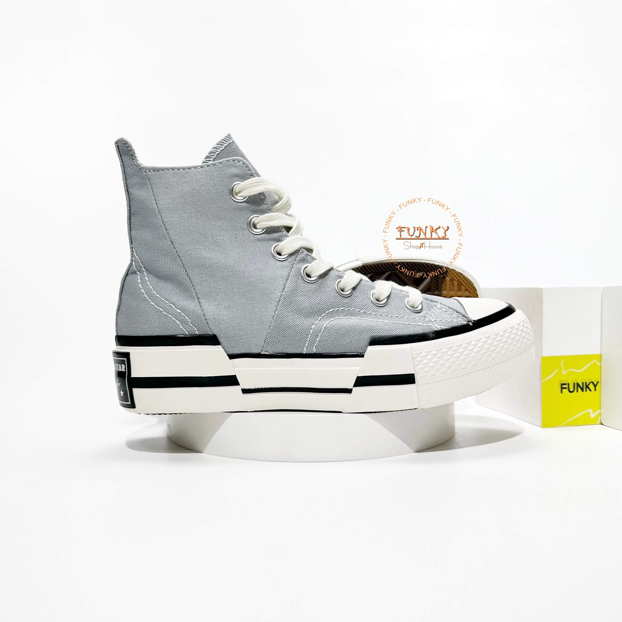 Giày Converse Chuck Taylor 70 Plus Cổ Cao Xanh Cao Cấp