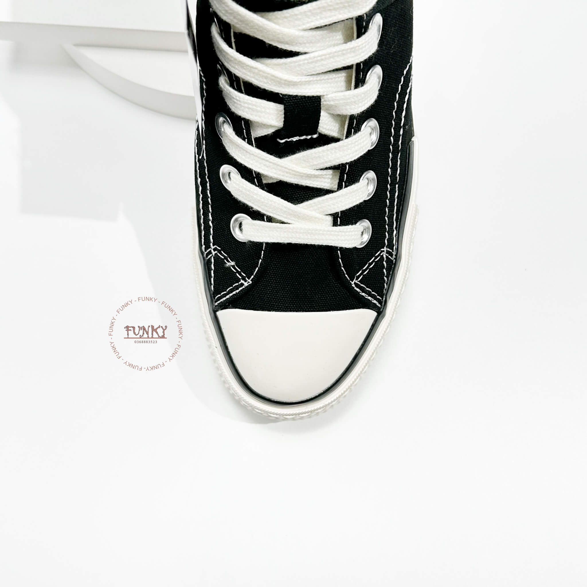 Giày Converse Chuck Taylor 70 Plus Cổ Cao Đen Cao Cấp