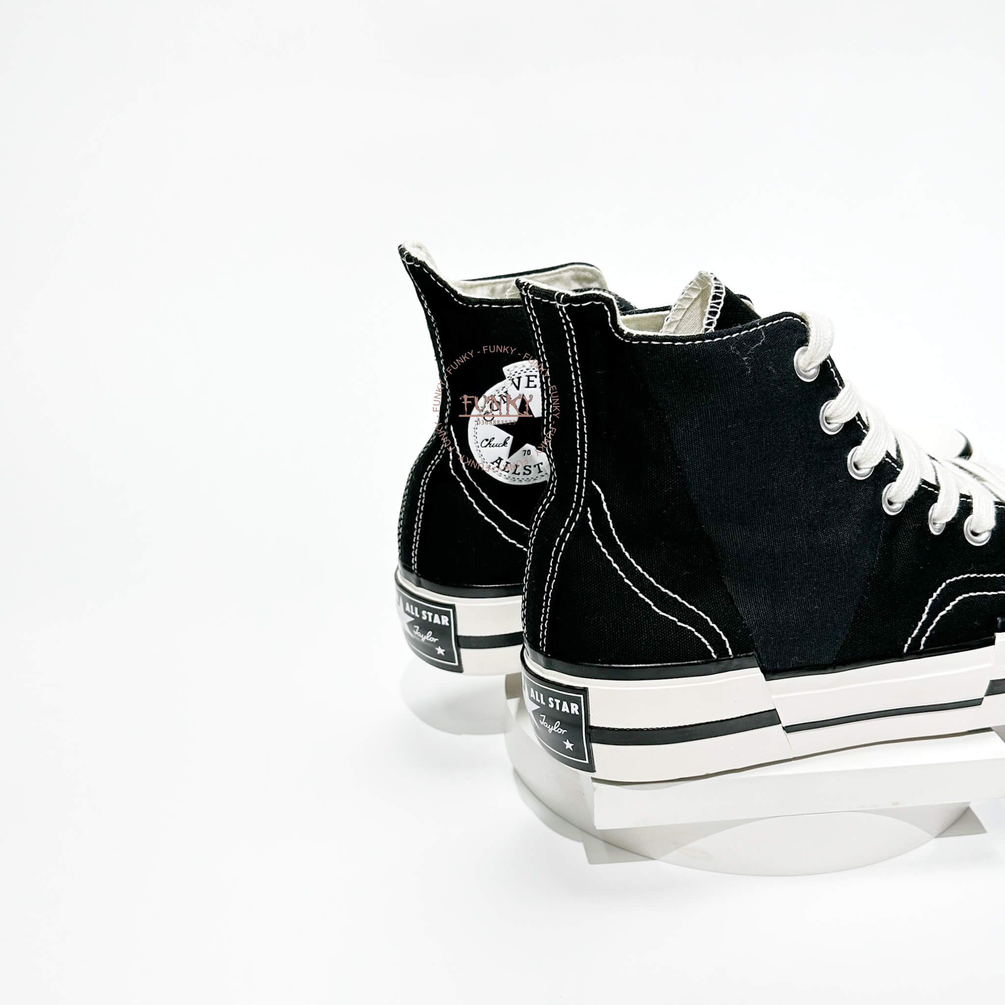 Giày Converse Chuck Taylor 70 Plus Cổ Cao Đen Cao Cấp