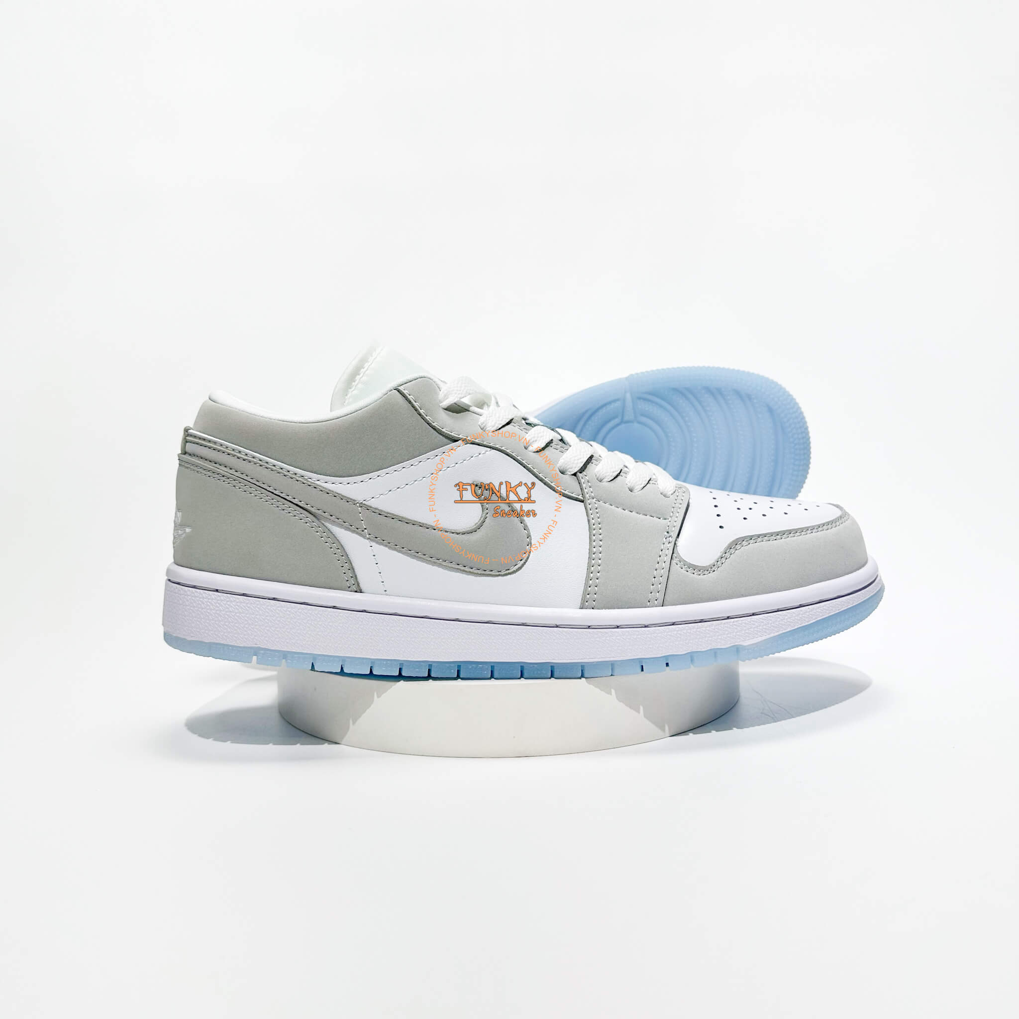 Giày Air Jordan 1 Low Wolf Grey Like Auth