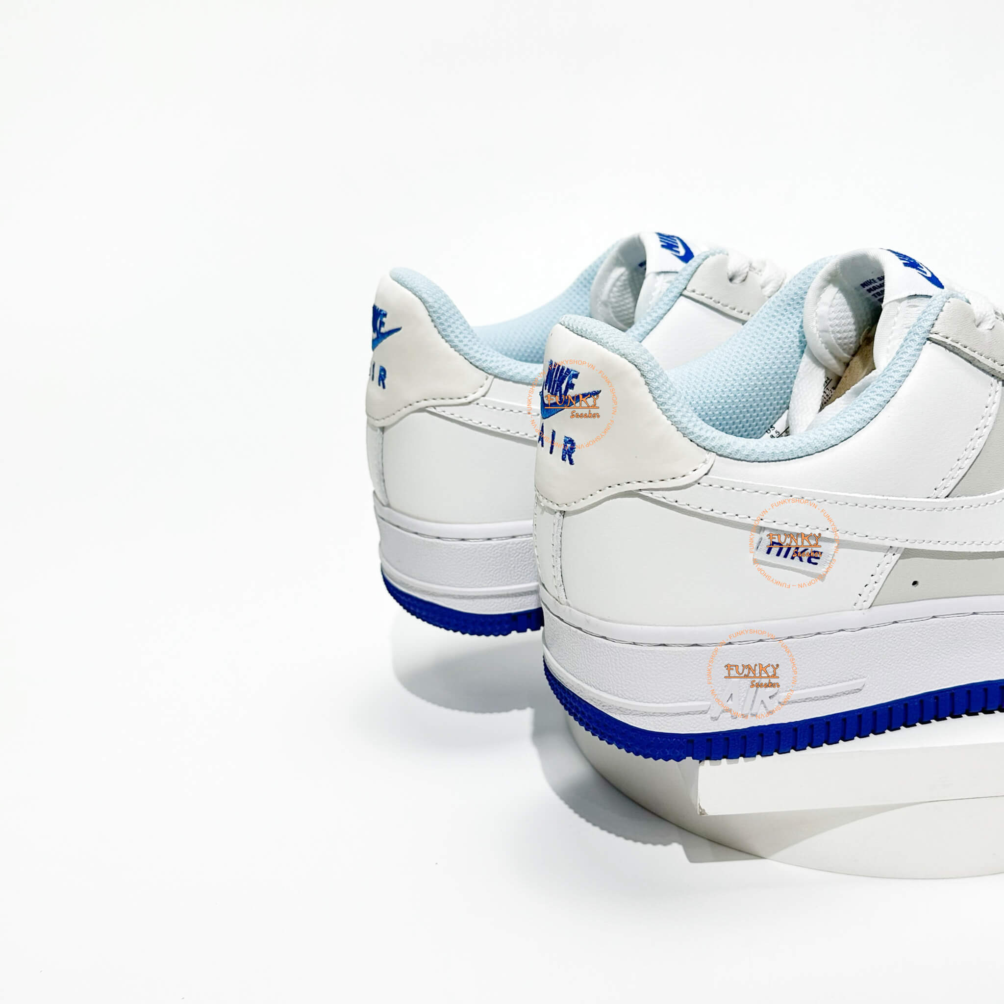 Giày N I K E Air Force 1 Low Trắng Đế Xanh Cao Cấp