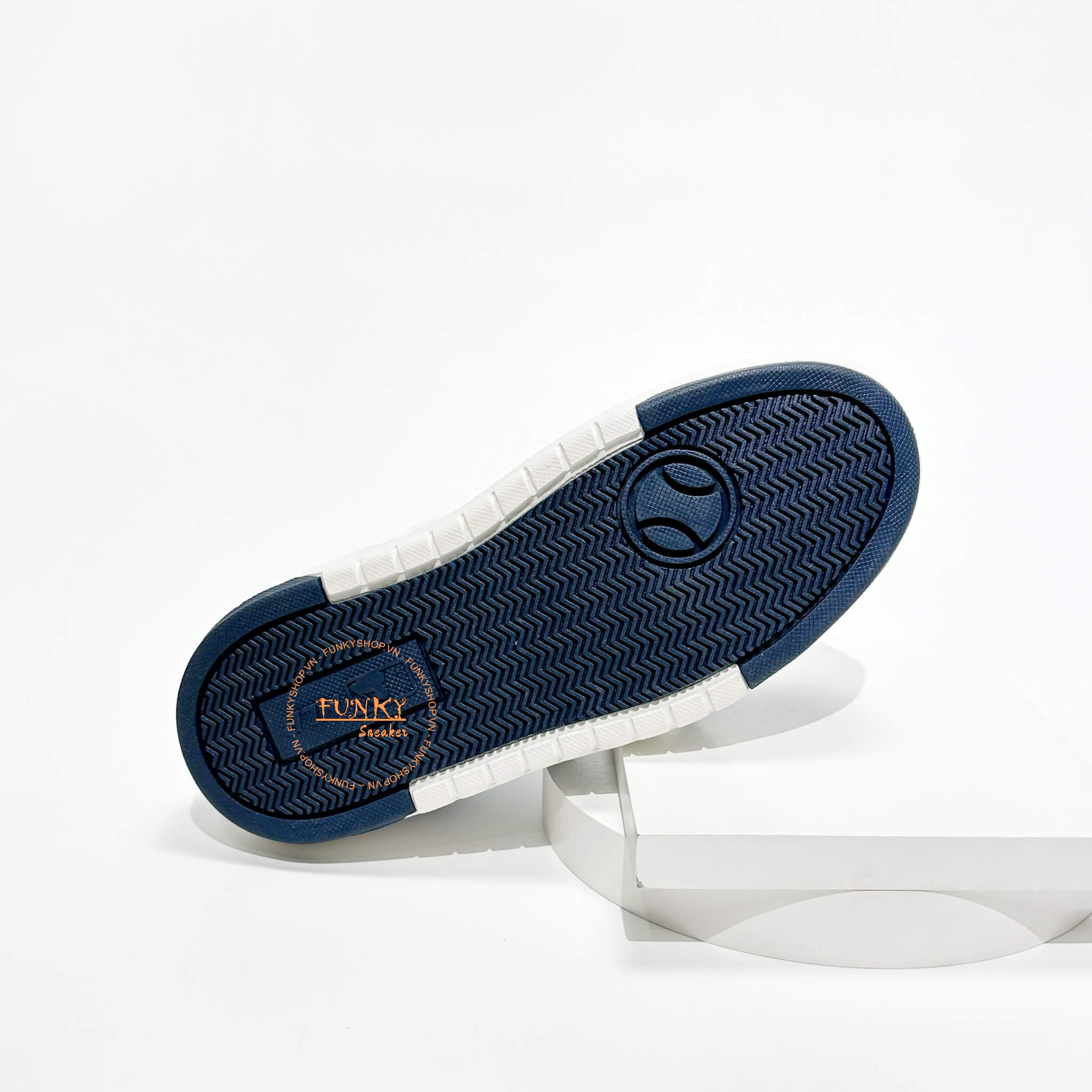 Giày M L B Chunky Liner Mid Boston Xanh Trắng Cao Cấp