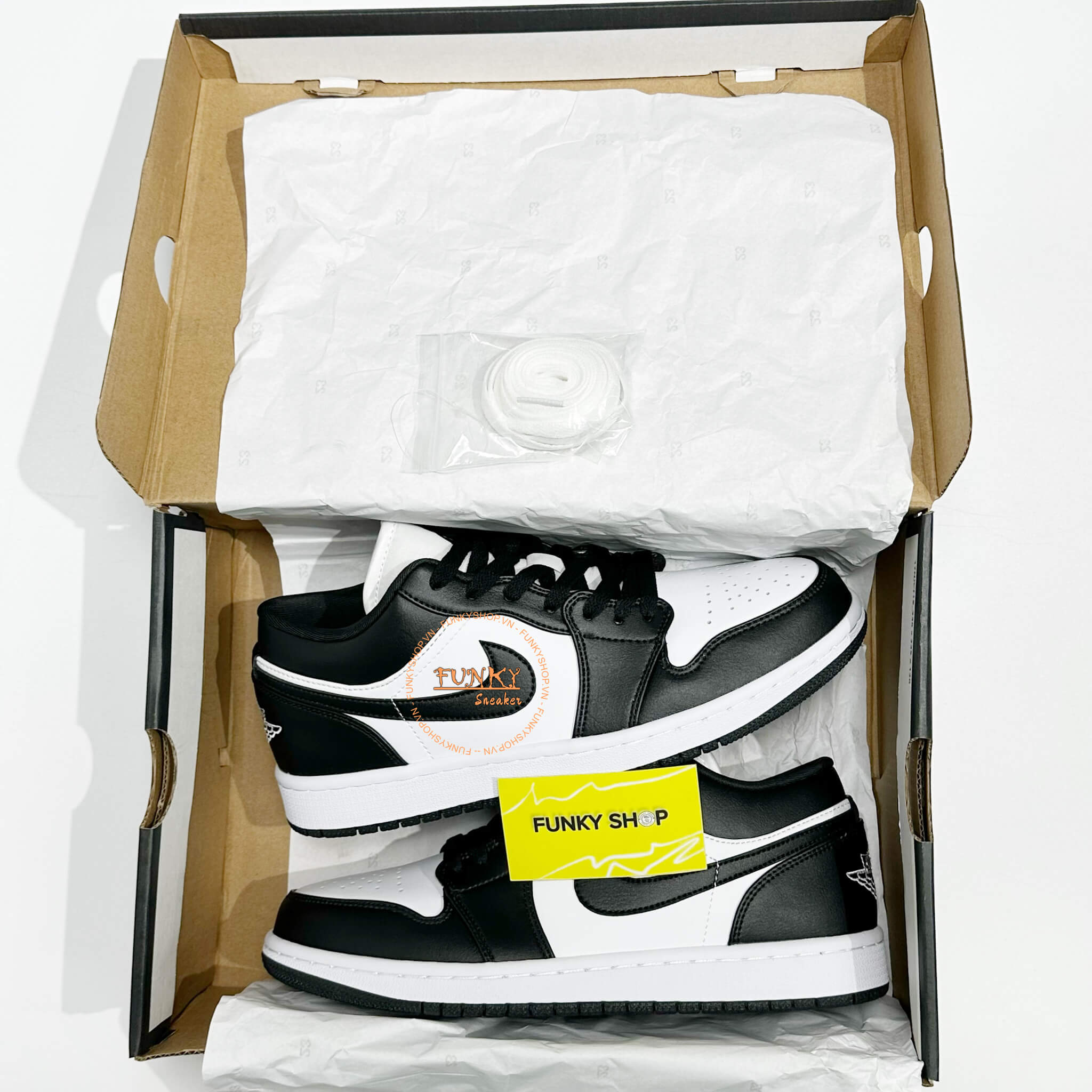 Giày Air Jordan 1 Low ‘Panda’ 2023 (W) Like Auth