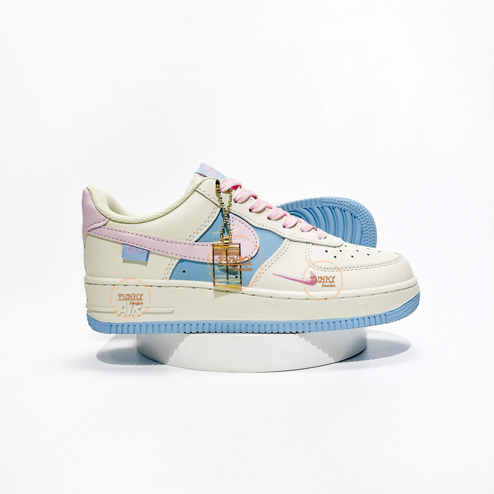 Giày N I K E Air Force 1 Phối Xám Cao Cấp