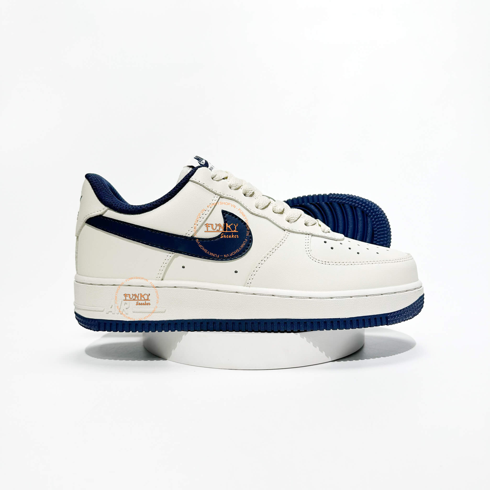 Giày N I K E Air Force 1 phối màu Navy Cao Cấp