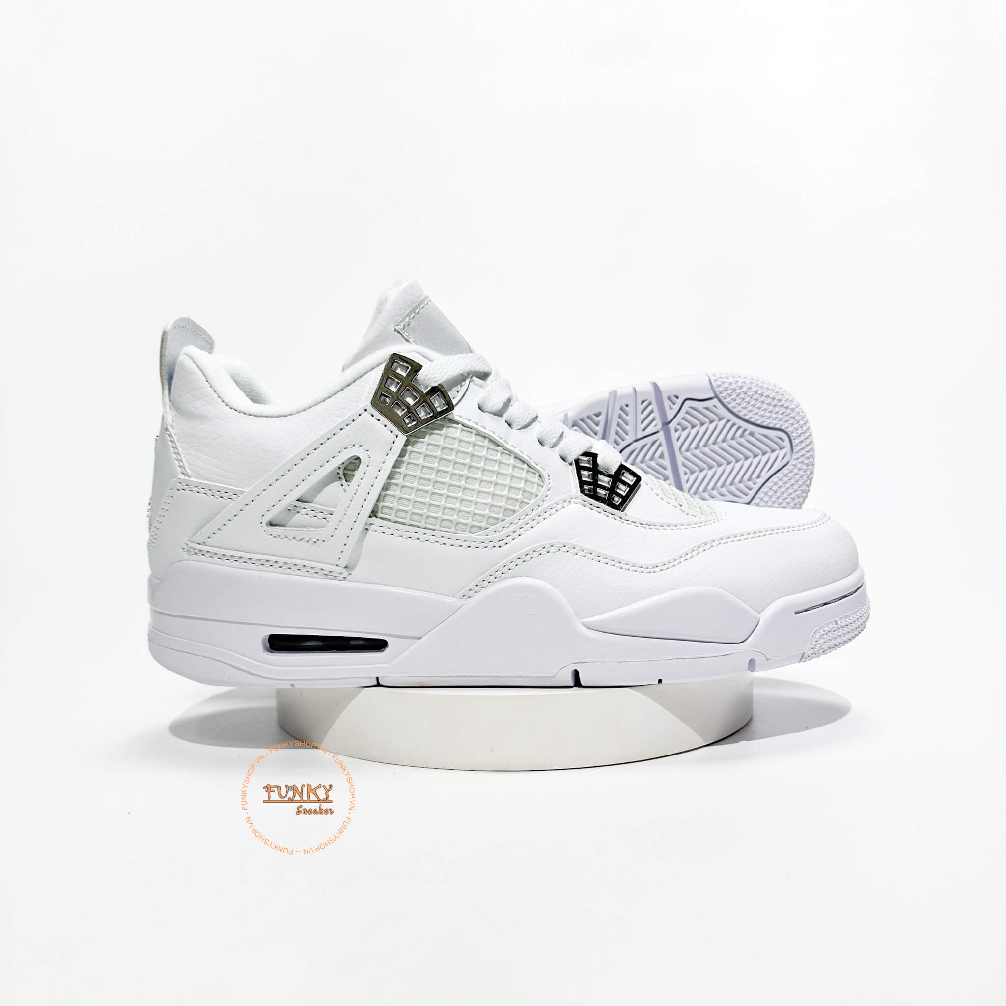 Giày Jordan 4 Trắng Full