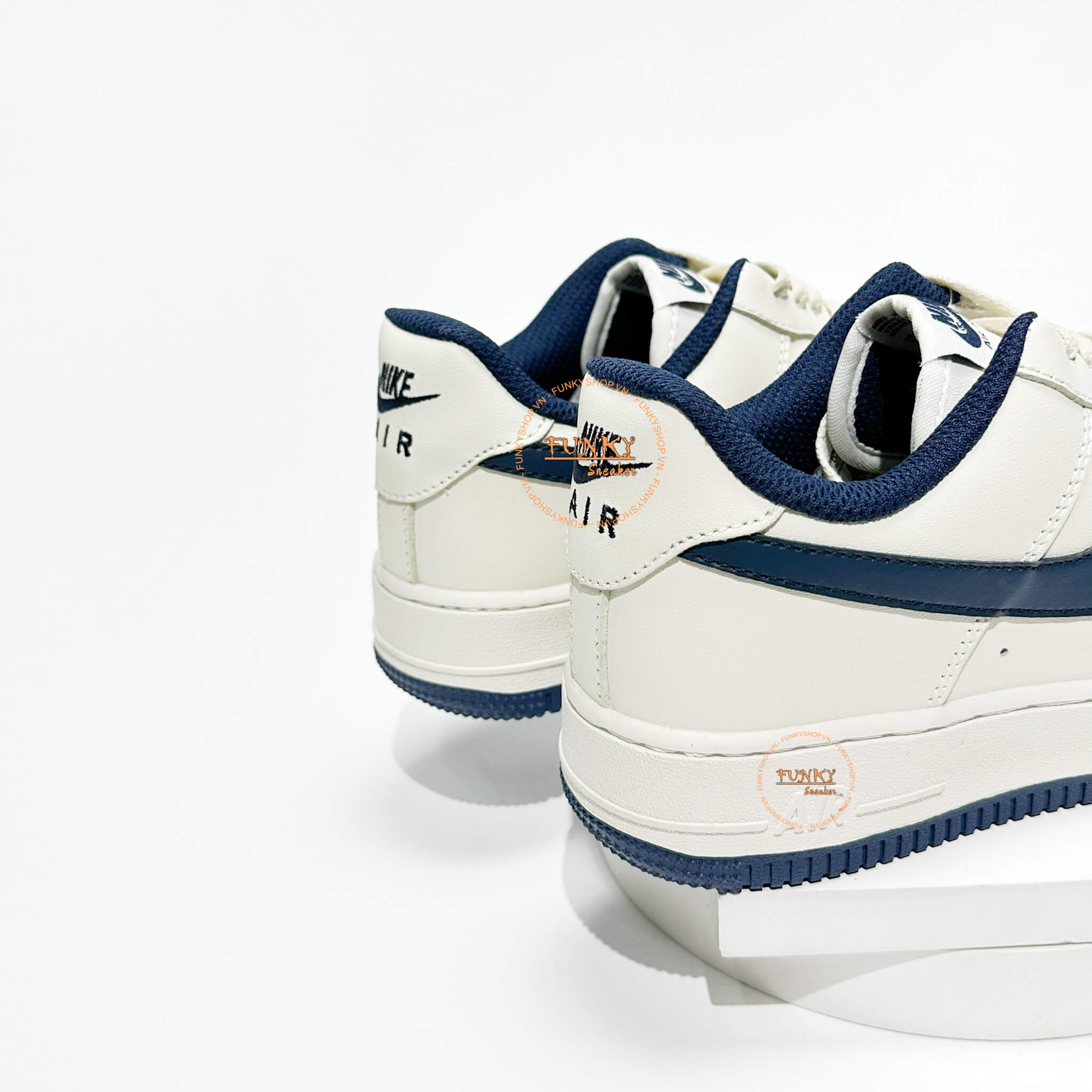 Giày N I K E Air Force 1 phối màu Navy Cao Cấp