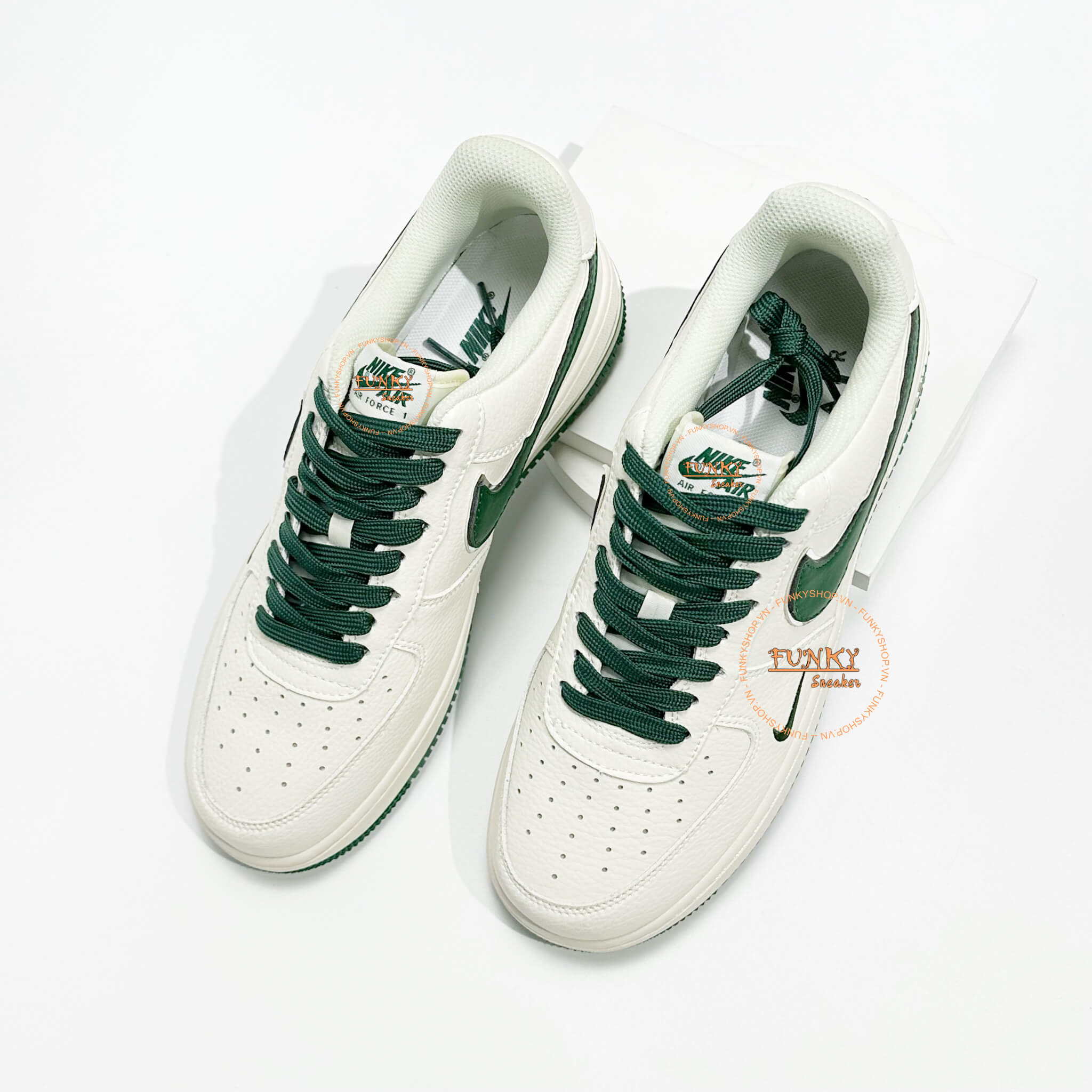 Giày N I K E Air Force 1 Fresh Phối Xanh Lá Cao Cấp