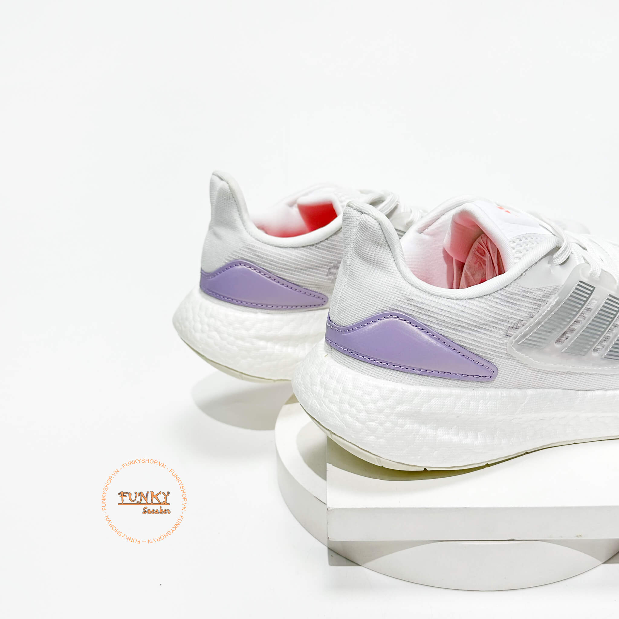 Giày Das Pure Boost Phối Trắng Tím Cao Cấp