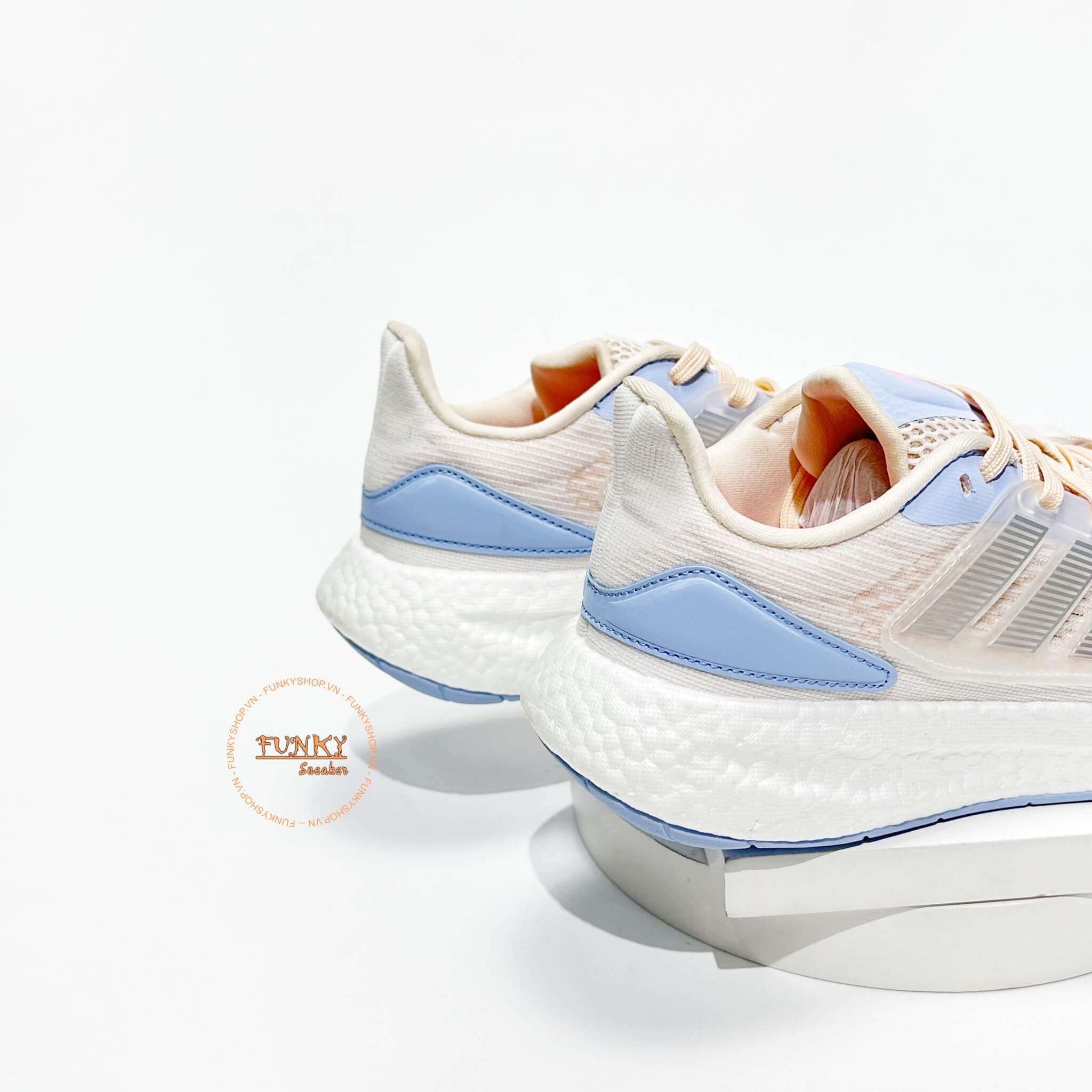 Giày Das Pure Boost Phối Trắng Hồng Cao Cấp