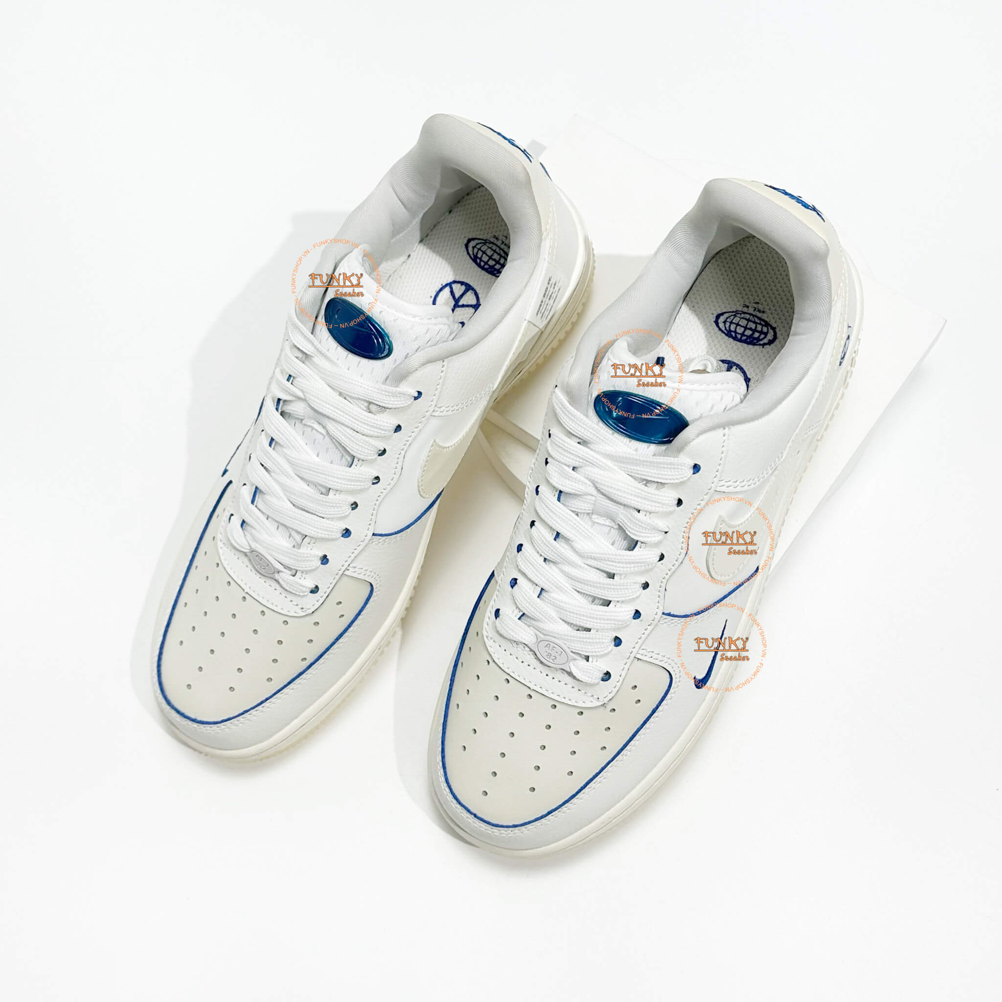 Giày N I K E Air Force 1 Low Just Do It Be Vàng Cao Cấp