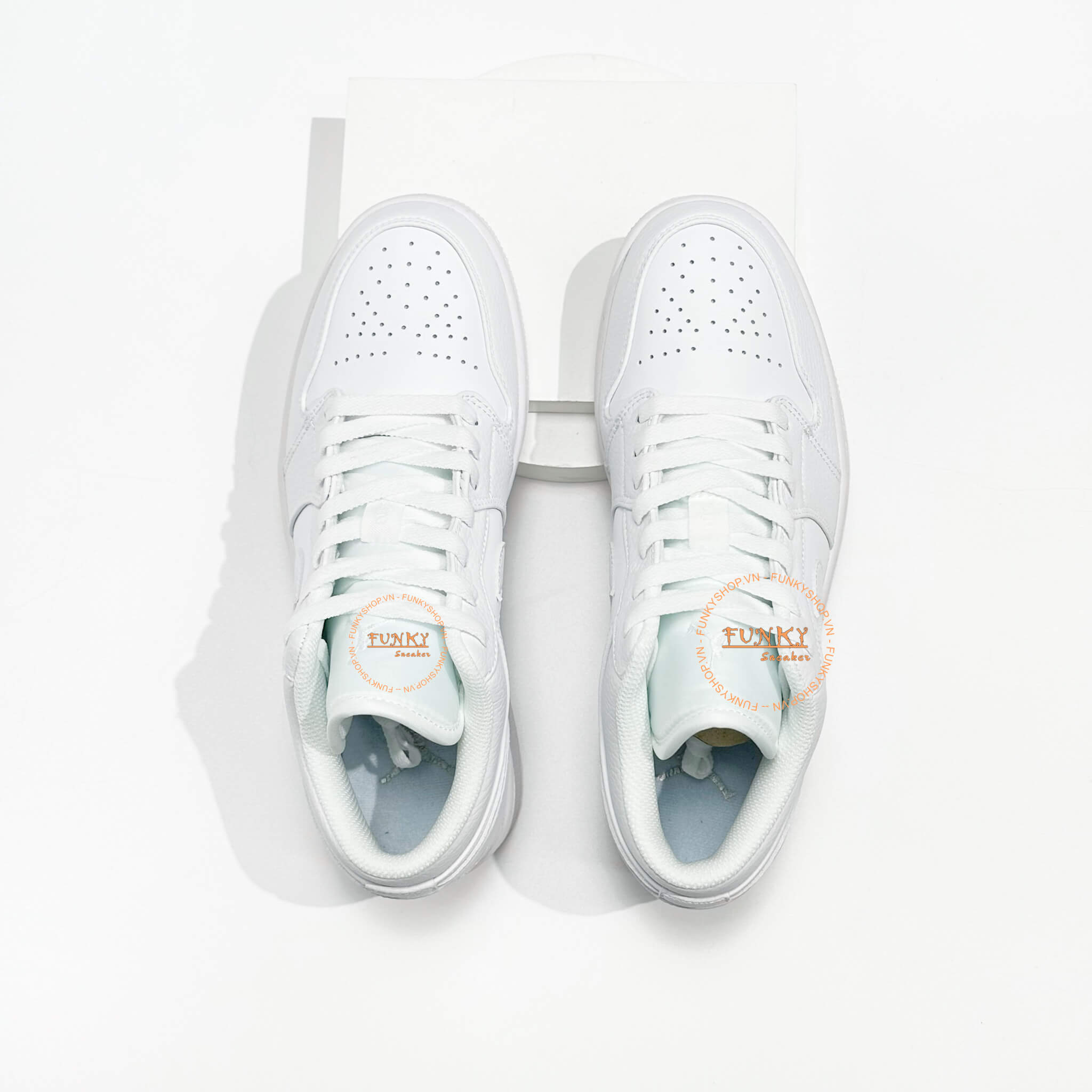 Giày Air Jordan 1 Low ‘All White’ Like Auth