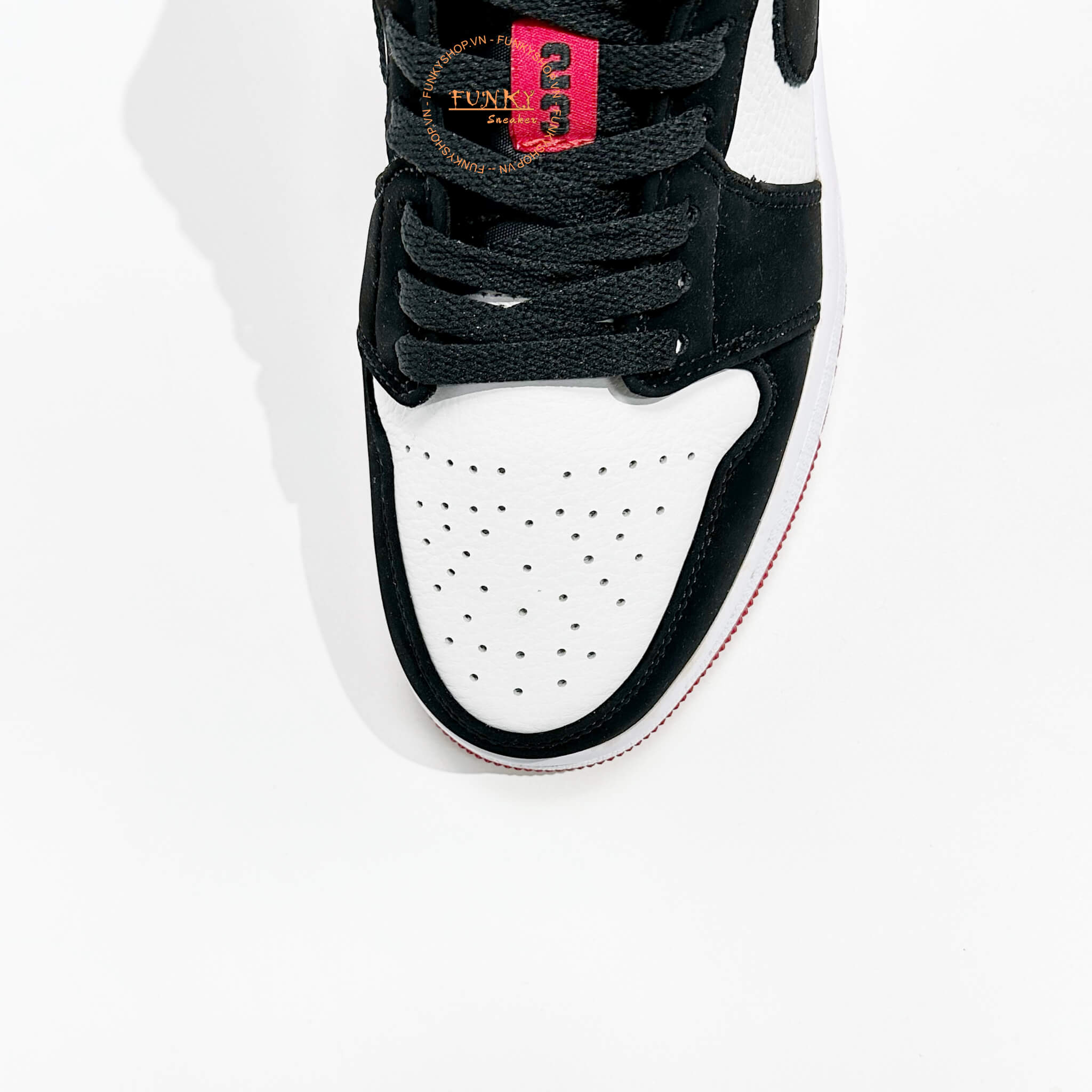 Giày Air Jordan 1 Low ‘Black Toe’ Like Auth