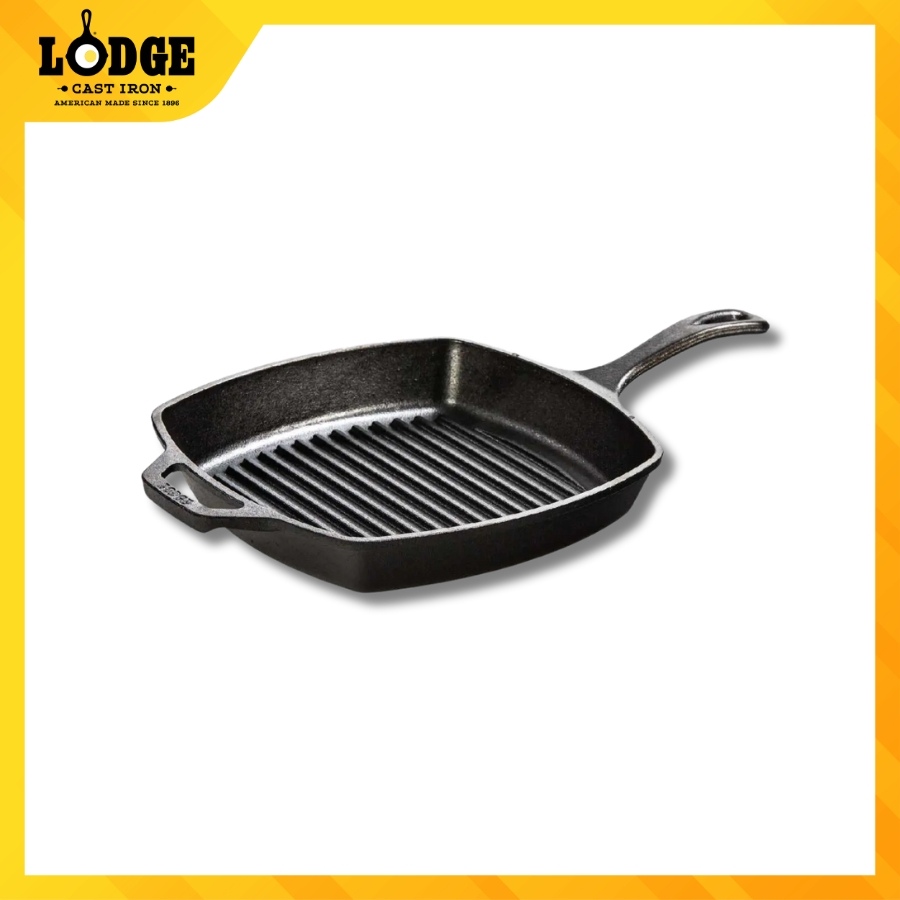Chảo gang nướng Lodge hình vuông 26.67cm