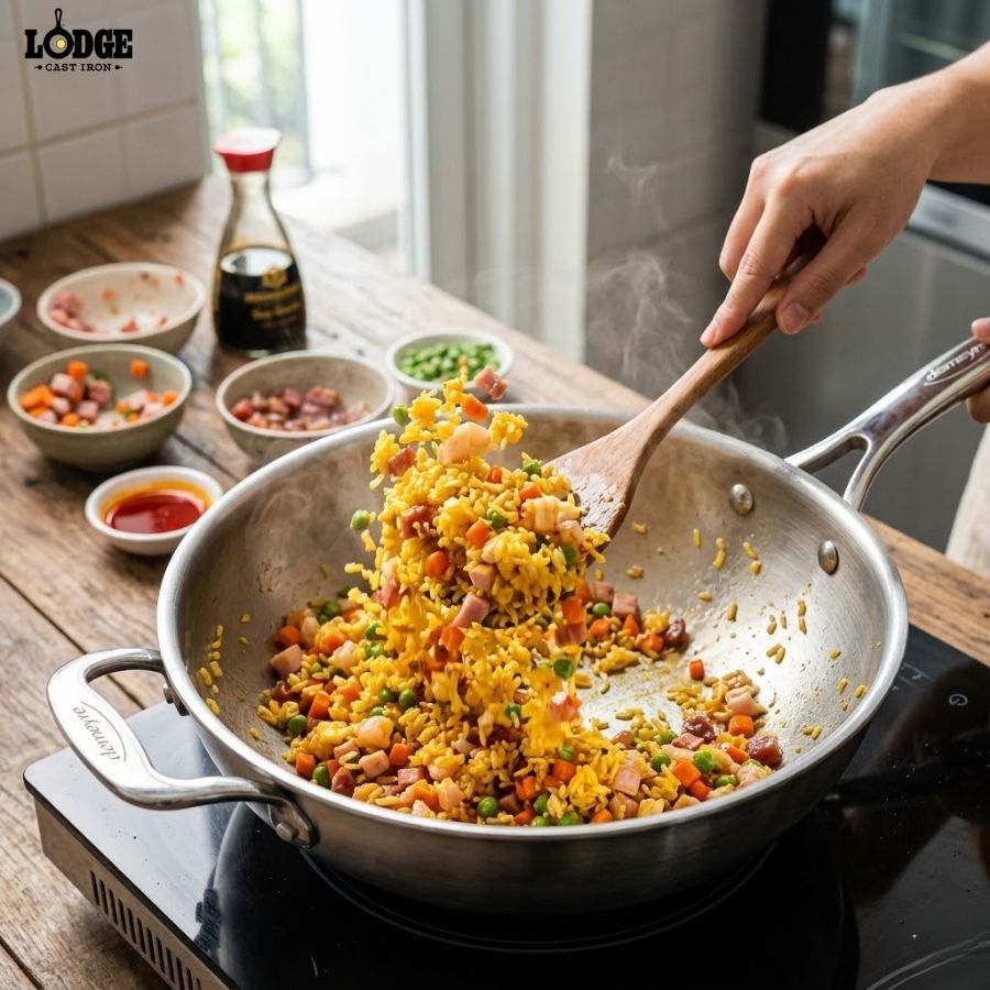 Hướng dẫn cách làm cơm chiên dương châu