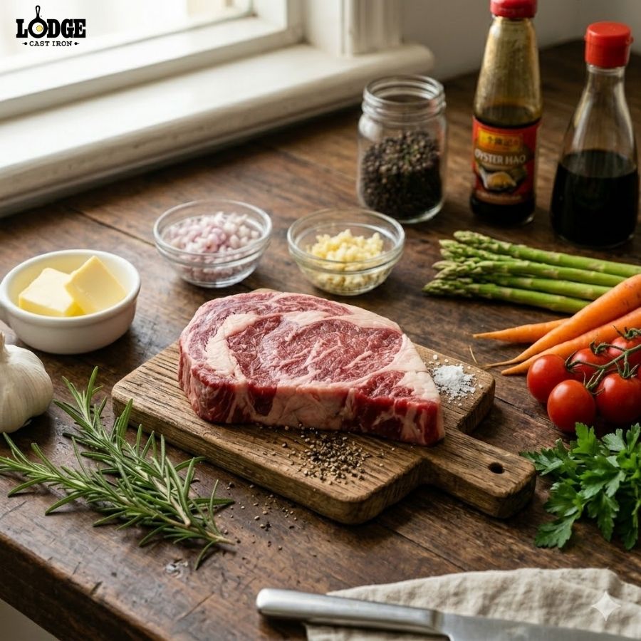 Nguyên liệu cần chuẩn bị để làm món bò bít tết