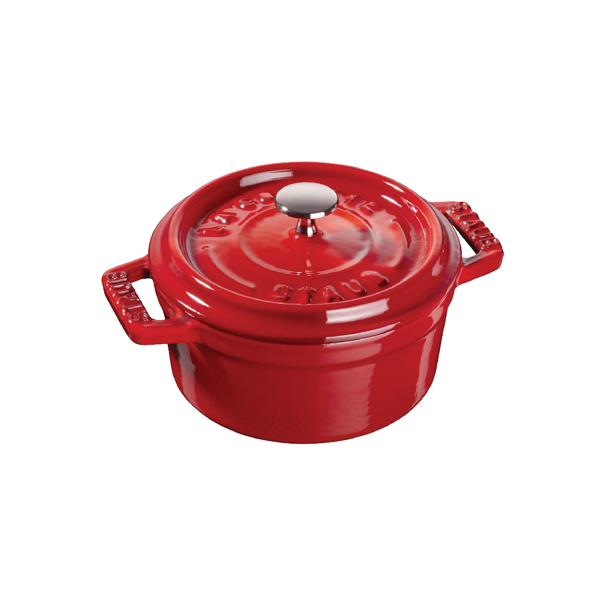 Nồi gang tròn STAUB màu đỏ cherry