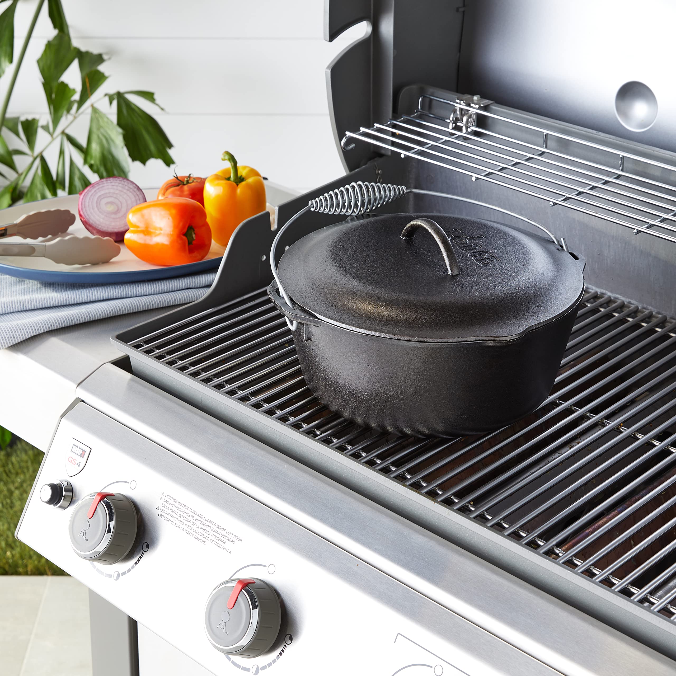 Nồi gang Lodge có quai xách - 26.67cm - 6.62L