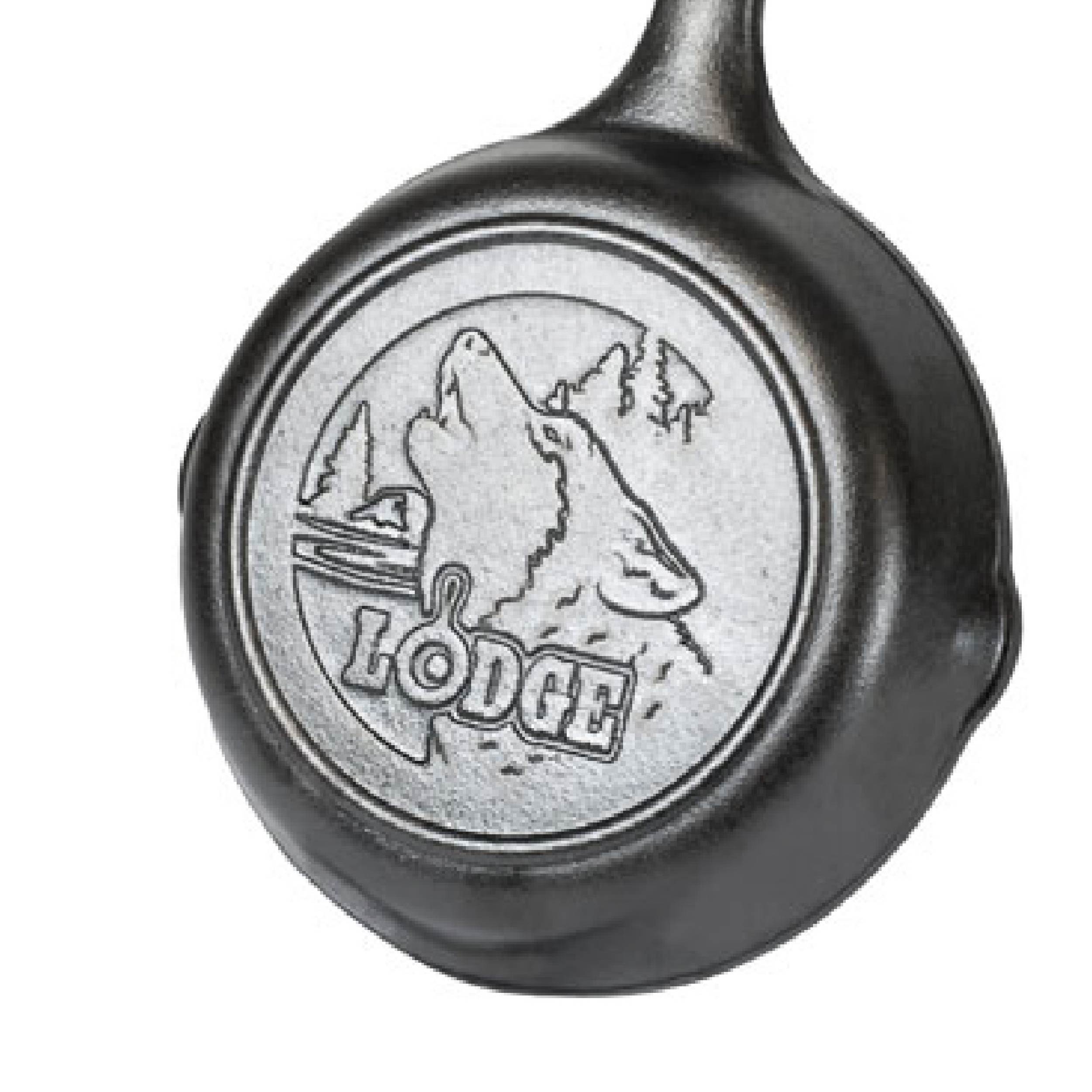 Chảo gang Lodge đáy hình sói - 16.5cm