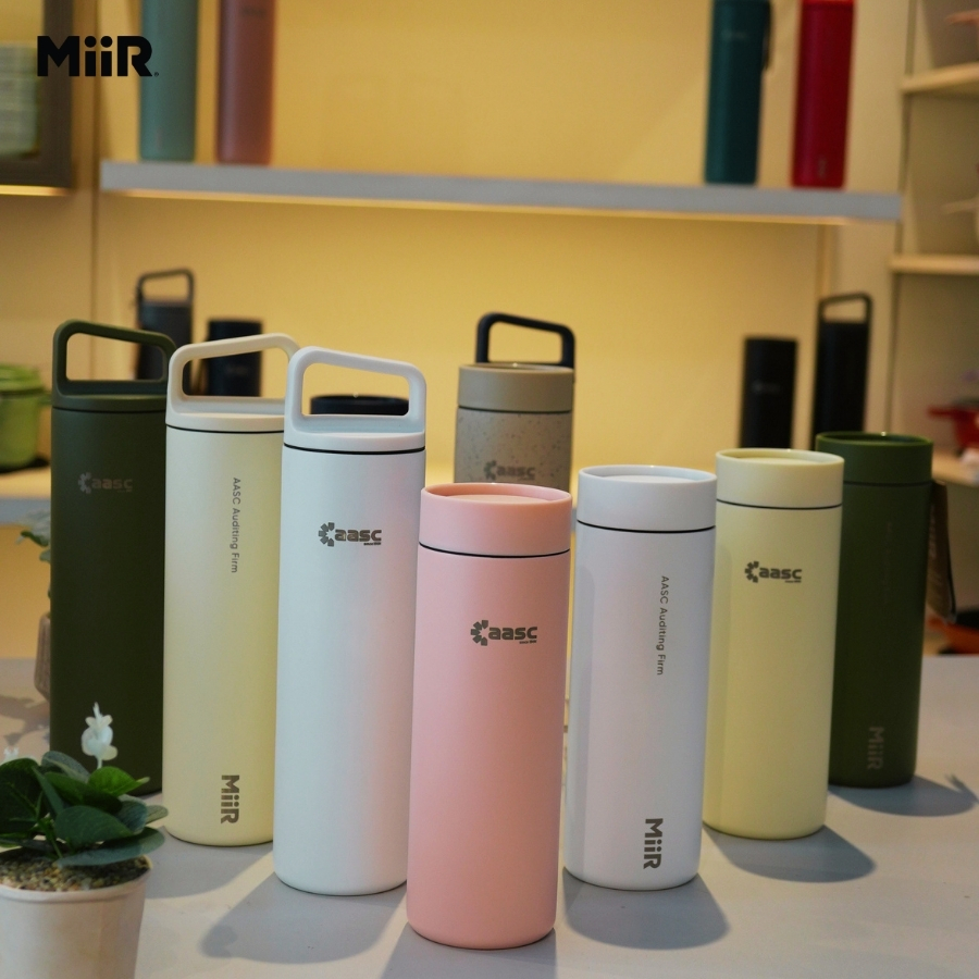 Mẫu bình giữ nhiệt khắc logo cho doanh nghiệp