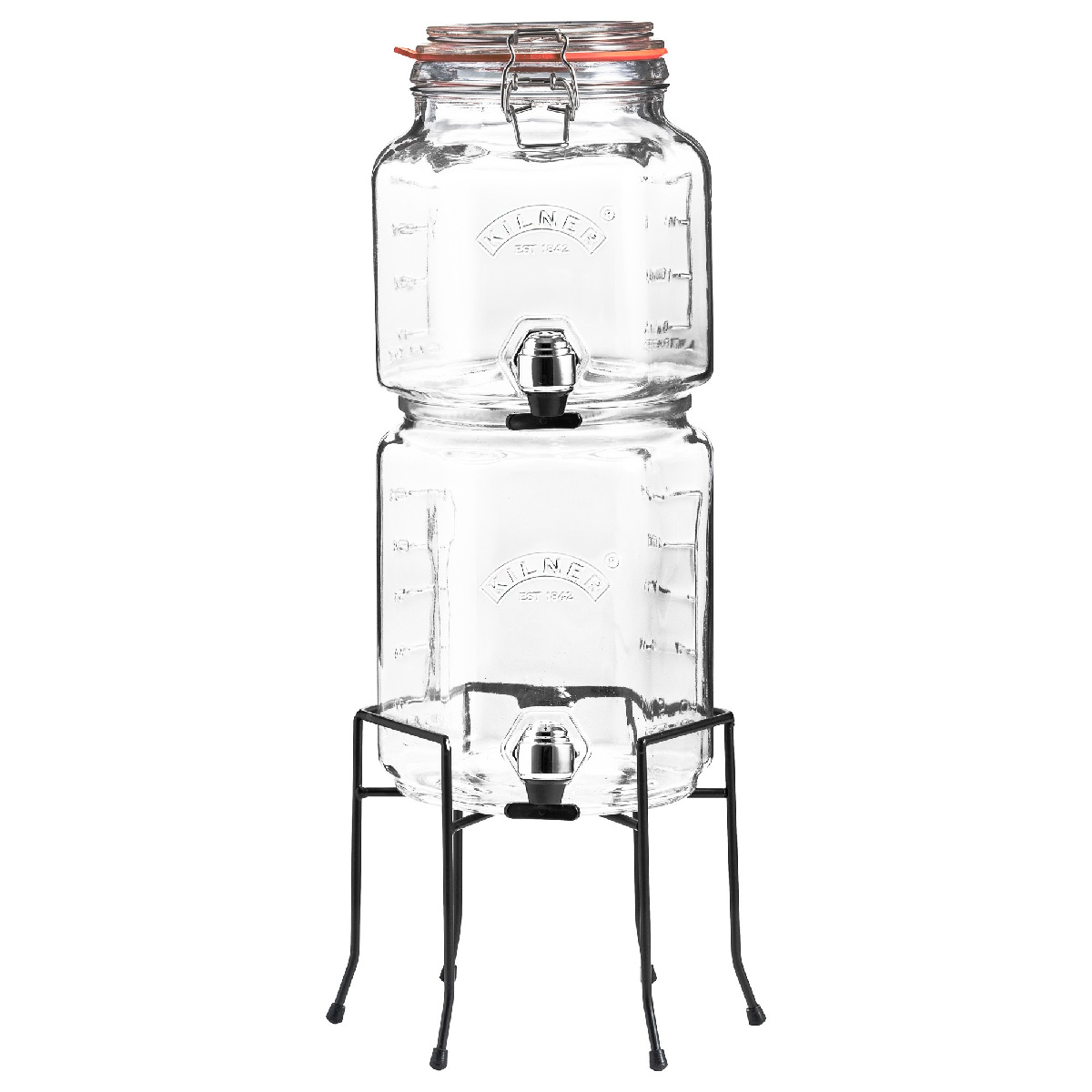 Bộ hũ thủy tinh có vòi Kilner - 3 món
